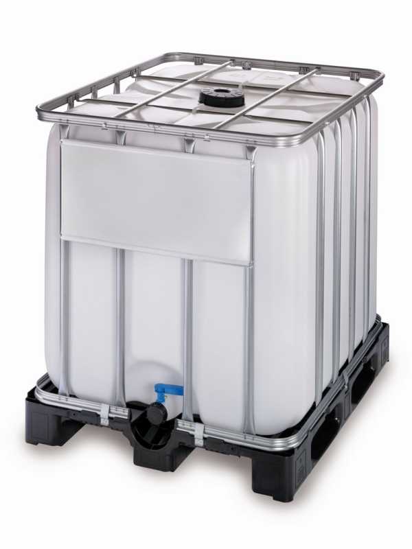 IBC 1000 liters on plastic pallet